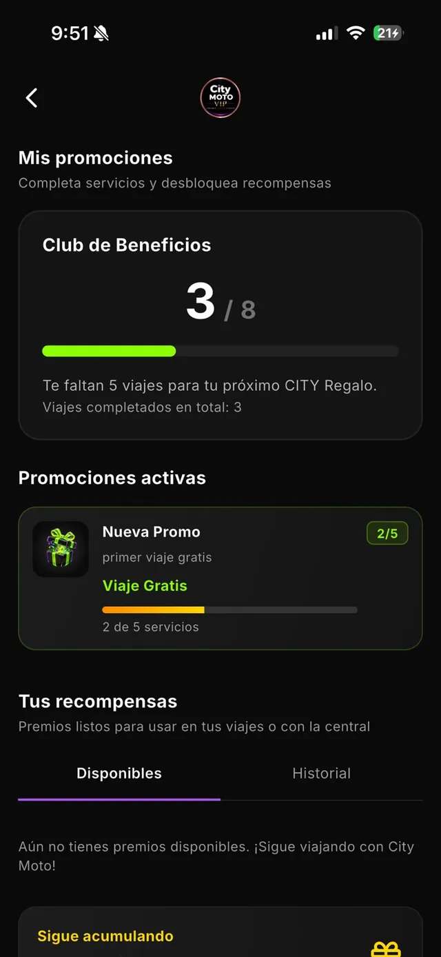 App City MotoVIP — CITY Regalos, promociones y club de beneficios